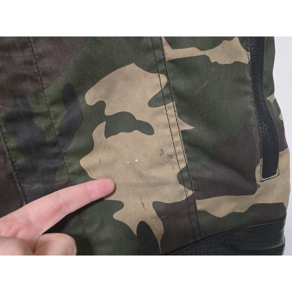 Chopper Kings California Mens Camo Leather Vest Size Meduim- Flaws - Picture 4 of 9